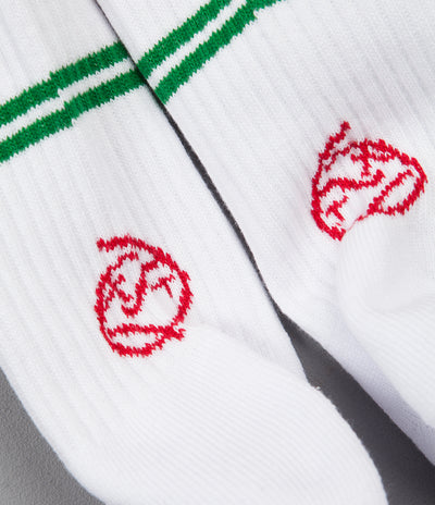 Polar Big Boy Socks - White / Green / Red