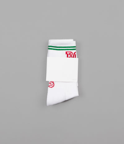 Polar Big Boy Socks - White / Green / Red