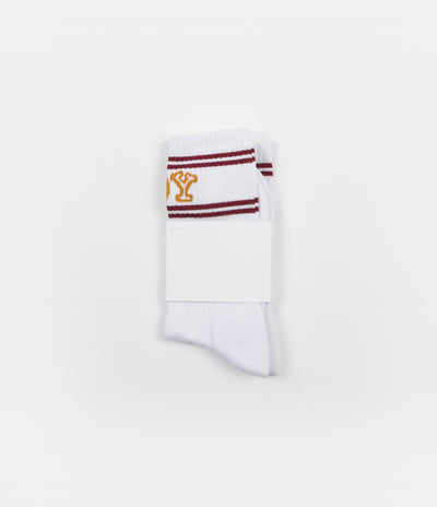 Polar Big Boy Socks - White / Red / Yellow