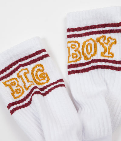 Polar Big Boy Socks - White / Red / Yellow