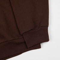 Polar Block Zip Sweatshirt - Black / Brown thumbnail