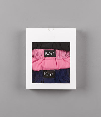 Polar Boxer Shorts (3 Pack) - Navy / Pink / Black