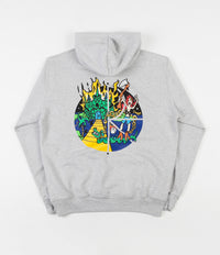 Polar Castle Fill Logo Hoodie - Sport Grey