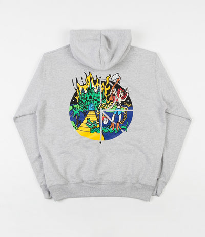 Polar Castle Fill Logo Hoodie - Sport Grey