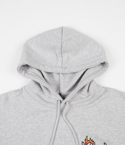 Polar Castle Fill Logo Hoodie - Sport Grey