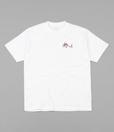 Polar Castle Fill Logo T-Shirt - White