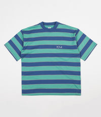 Polar Checkered Surf T-Shirt - Blue / Peppermint