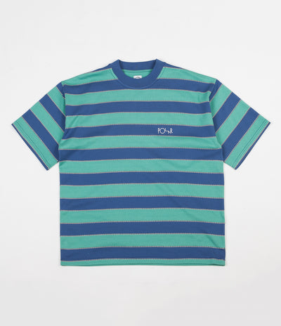 Polar Checkered Surf T-Shirt - Blue / Peppermint