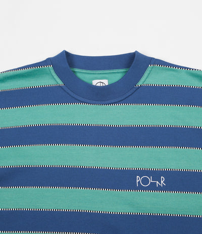 Polar Checkered Surf T-Shirt - Blue / Peppermint