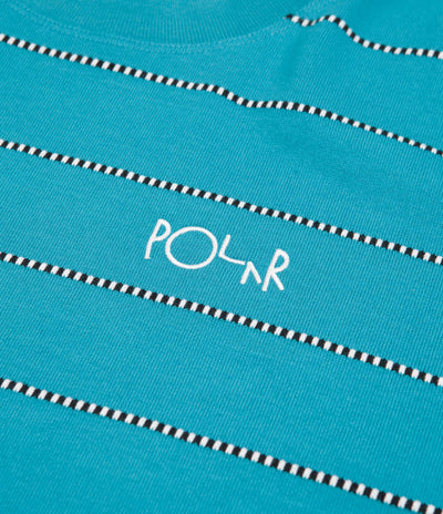 Polar Checkered Surf T-Shirt - Turquoise