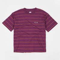 Polar Checkered Surf T-Shirt - Wine Red thumbnail