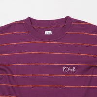 Polar Checkered Surf T-Shirt - Wine Red thumbnail