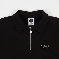 Polar Collar Zip Sweatshirt - Black thumbnail