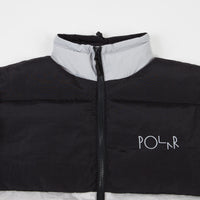 Polar Combo Puffer Jacket - Black / Ice Grey thumbnail