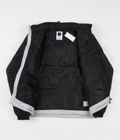 Polar Combo Puffer Jacket - Black / Ice Grey