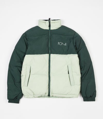 Polar Combo Puffer Jacket - Green / Seafoam Green