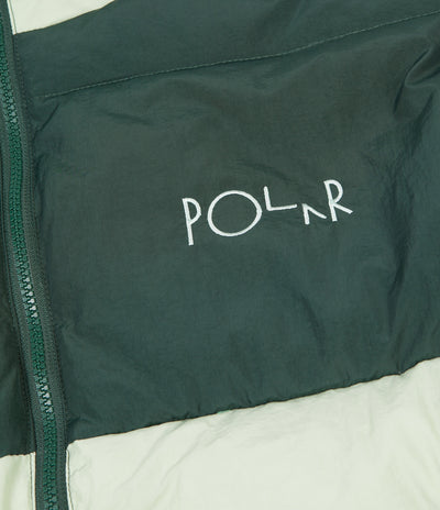 Polar Combo Puffer Jacket - Green / Seafoam Green