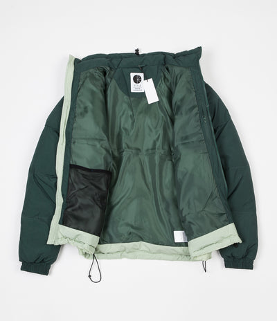 Polar Combo Puffer Jacket - Green / Seafoam Green | Flatspot