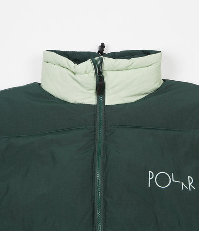 Polar Combo Puffer Jacket - Green / Seafoam Green