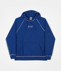 Polar Contrast Default Hoodie - Dark Blue / White