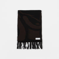 Polar Cowboy Scarf - Brown / Black thumbnail