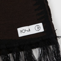 Polar Cowboy Scarf - Brown / Black thumbnail