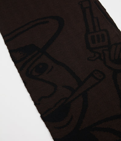 Polar Cowboy Scarf - Brown / Black