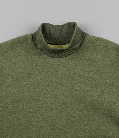 Polar Cozy Mock Neck Sweatshirt - Moss