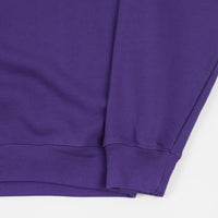 Polar Cut Logo Crewneck Sweatshirt - Purple thumbnail