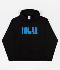 Polar Cut Logo Hoodie - Black