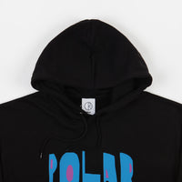 Polar Cut Logo Hoodie - Black thumbnail