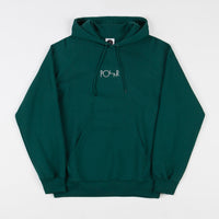 Polar Default Embroidered Hoodie - Dark Green thumbnail