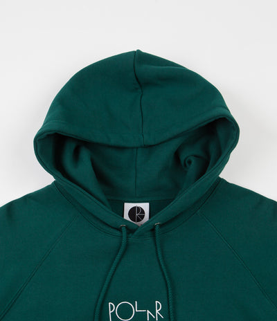 Polar Default Embroidered Hoodie - Dark Green