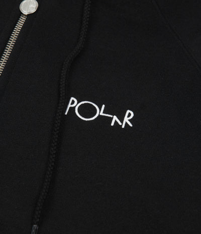 Polar Default Zip Hoodie - Black