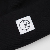 Polar Double Fold Cotton Beanie - Black thumbnail