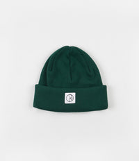 Polar Double Fold Cotton Beanie - Dark Green