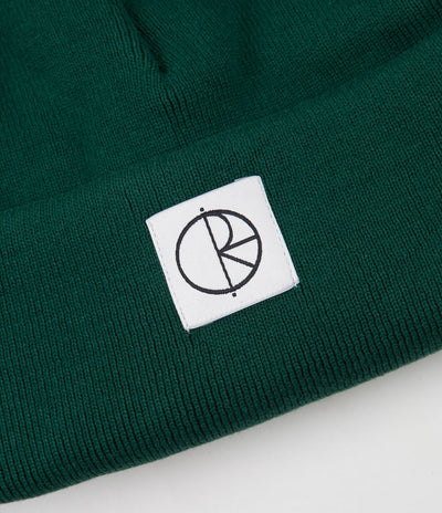 Polar Double Fold Cotton Beanie - Dark Green