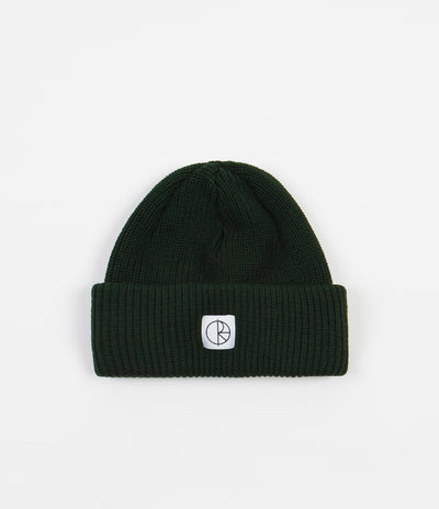 Polar Double Fold Merino Beanie - Hunter Green