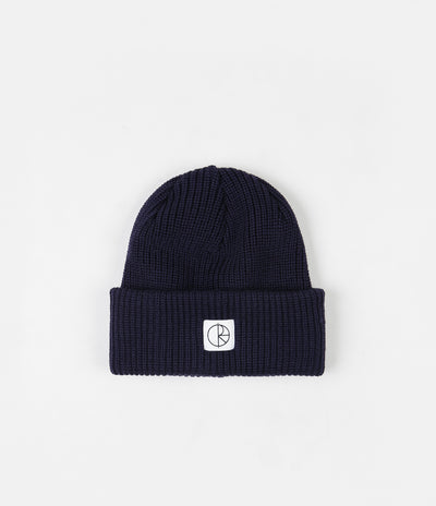 Polar Double Fold Merino Beanie - Rich Navy