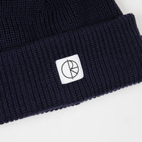 Polar Double Fold Merino Beanie - Rich Navy thumbnail