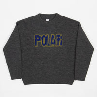 Polar Earthquake Logo Knit Sweatshirt - Grey thumbnail