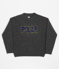 Polar Earthquake Logo Knit Sweatshirt - Grey