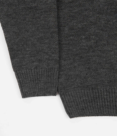 Polar Earthquake Logo Knit Sweatshirt - Grey