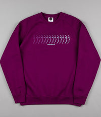 Polar Faded Face Sweatshirt - Dark Prune