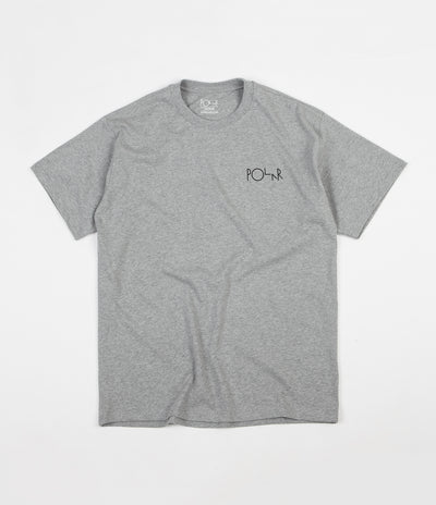 Polar Fill Logo T-Shirt - Heather Grey / Black