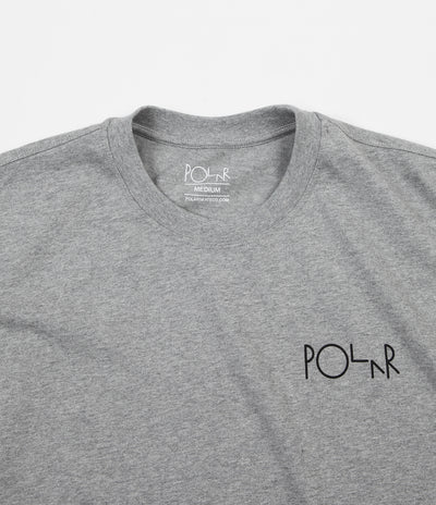 Polar Fill Logo T-Shirt - Heather Grey / Black