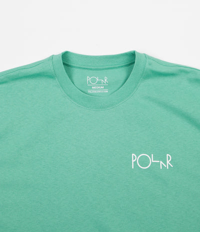 Polar Fill Logo T-Shirt - Peppermint  / Dark Green