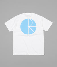 Polar Fill Logo T-Shirt - White / Pool Blue