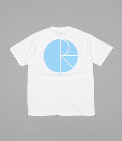 Polar Fill Logo T-Shirt - White / Pool Blue