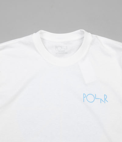 Polar Fill Logo T-Shirt - White / Pool Blue